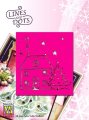 *SALE* Nellie Snellen Line and Dots Stencil -House in Snow