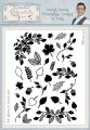 *SALE* Phill Martin Lavish Leaves Clear Stamp set - Corners and Icons