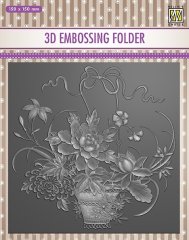 Nellie Snellen 3D Embossing Folder- Flower Bouquet