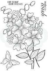 *NEW* Woodware Clear Magic Stamp - Bold Blooms Beatrice
