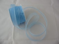 Organza Ribbon 15mm- Baby Blue