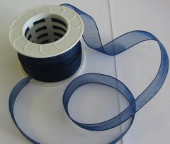 Organza Ribbon 15mm- Navy Blue