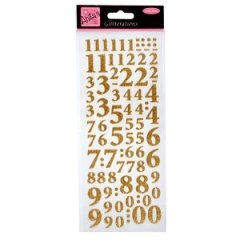 Glitterations Numbers-GOLD