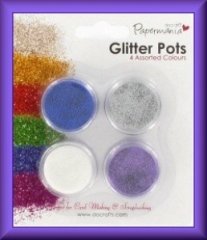Papermania Glitter Pots - Contemporary Assorted