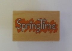 *SALE* Design Objectives Wooden Stamp -Springtime