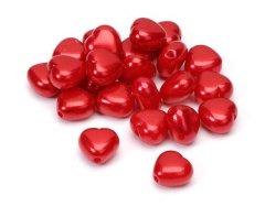Kars Beads -Red Hearts