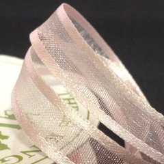 Satin Edge Organza Ribbon 10mm- Light Pink