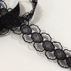 Lace Ribbon 13mm -Winifred Black