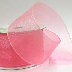 Organza  Ribbon 38mm -Pink Delight