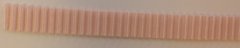 Pleated Ribbon 10mm - Light Pink - 10Mtrs  