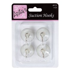Anita's 1 1/8 Suction Hooks (4 pcs) - Large