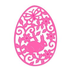 Sweet Dixie Die - Filigree Bunny Easter Egg