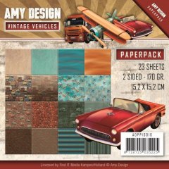 Amy Design Vintage Vehicles Paper Pack