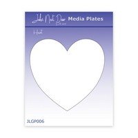 John Next Door Media Plate - Heart