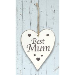 Eleganza Wooden Heart - Best Mum