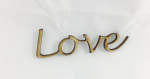 Daisy Jewels and Craft Wooden Sentiment - Love