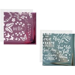 *SALE* Creativ Deco Foil and Transfer sheets - Spring ( Light Blue and Pink) WAS £3.60 NOW £1.99
