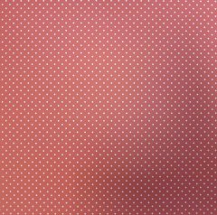 Craft Creations 12" x 12" paper -Small White Dots on Red