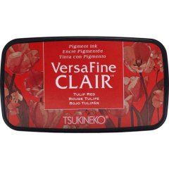 Versafine Clair Pigment Ink Pad - Tulip Red