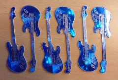 Guitars Die Cuts (BAN091) - Blue