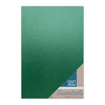 *NEW* Craft Artist Essential Linen A4 Card - Christmas Green