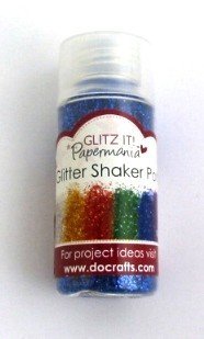 Papermania Glitz it Glitter Shaker Pot-BLUE