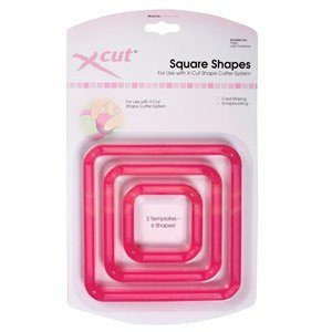*SALE* X-Cut Square Shape Templates PINK  Was £5.50  Now £3.50