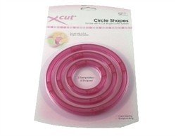 *SALE* X-Cut Circle Shape Templates PINK Was £5.50  Now £3.50