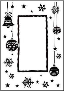 Crafts Too Embossing Folder - Happy Christmas Frame