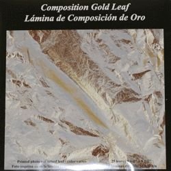La D'ore Composition Gold Leaf (pk 25 leaves) CGO-25-100