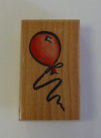 *SALE* Whispers Wooden Stamp-Balloon. Was £4.25  Now £0.99