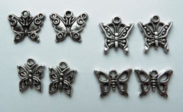 Marianne Design Charms - Butterflies 8 Pieces