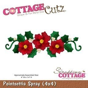 *SALE* CottageCutz Die - Poinsettia Spray  Was £17.50  Now £8.75