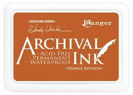 Ranger Archival Ink Pad-Orange Blossom