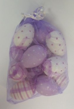 Eggs in a Gift Bag - Purple (12pk)