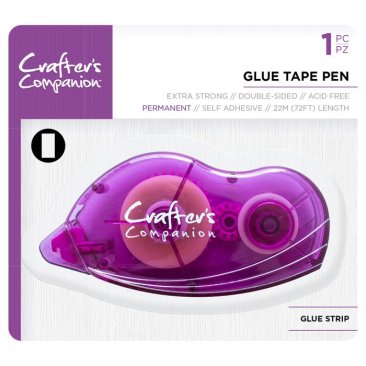 Crafter's Companion Extra Strong Permanent Glue Tape Pen (Pack of 4)