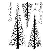 Woodware Clear Stamp - Winter Forest