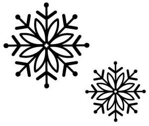 *SALE* Creative Expressions Cling Stamp - Bold Snowflake. Was £4.99, Now £2.49.