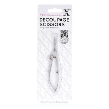 Xcut Decoupage Ultrafine Scissors Straight  Blade