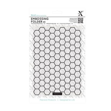 Xcut A5 Embossing Folder - Honeycomb