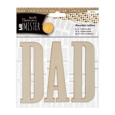 Papermania Wooden Letters - Mr Mister - DAD