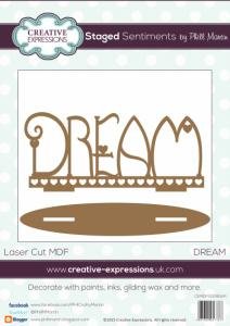 Creative Expressions MDF Staged Sentiment - Dream