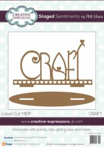 Creative Expressions MDF Staged Sentiment- Craft