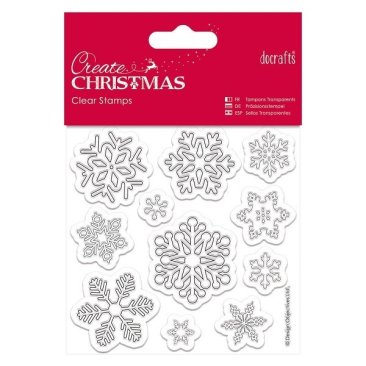 Papermania Mini Clear Stamps - Snowflakes