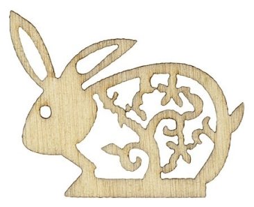 Craft Creations - Wooden Filigree Rabbits