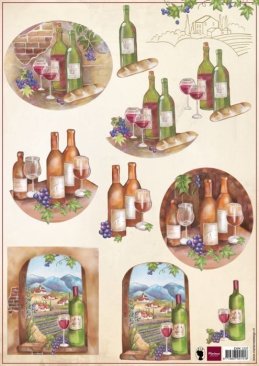 Marianne Design Decoupage - Merlot Wine