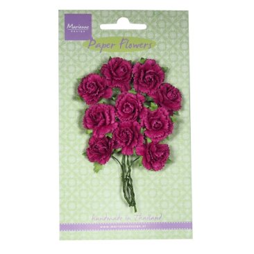 Marianne Design Paper Carnations - Medium Pink