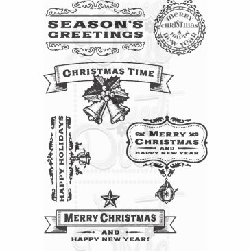 *SALE* Personal Impressions Clear Stamp set - Warm Christmas Words