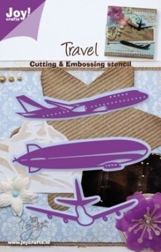 Joy Craft Cutting and Embossing Stencil - Airplane