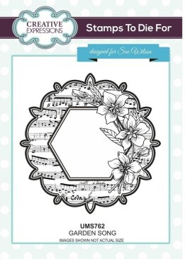 *SALE* Creative Expressions Cling Stamp to Die for -Garden Song